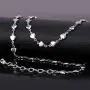 U7 Heart Charm Bracelet Stainless Steel Dainty Link Chain Dainty Jewelry Custom Initials Charm/Love Heart Bracelet for Women Girls,Length Adjustable 7-10 Inch