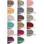 RIAH FASHION Bead Strand Versatile 60'' Long Wrap Necklace - Handmade Knotted Multi Layer Sparkly Crystal, Semi Precious Natural Stone, Lava, Glass Faux Pearl