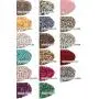 RIAH FASHION Bead Strand Versatile 60'' Long Wrap Necklace - Handmade Knotted Multi Layer Sparkly Crystal, Semi Precious Natural Stone, Lava, Glass Faux Pearl