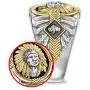 Indian Chief Ring for Men, Native American Indian Head Rings, Viking Buffalo Ring, Spirit of The Warrior Ring, Indian Headdress Ring, Amulet Ring, Tribal Alloy Ring Jewelry Gift for Men Boys Indian Chief Ring for Men, Native American Indian Head Rings, Viking Buffalo Ring, Spirit of The Warrior Ring, Indian Headdress Ring, Amulet Ring, Tribal Alloy Ring Jewelry Gift for Men Boys