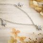 Simsly Boho Crystal Choker Layered Necklace Moon Pendant Necklaces Chain Sun Jewelry for women and Girls