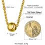 PROSTEEL Baseball Necklaces for Men Teen Boys, Stainless Steel Softball Pendant Chain, Mens Sports Jewelry, 22inch-24inch Adjustable Wheat Chain