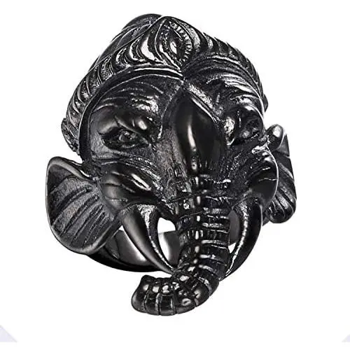 U7 Mens Stainless Steel Ring Band Vintage Gothic Biker Tiger Head Rings, Size 7-14, Custom Text Engrave on Band, with Gift Box U7 Mens Stainless Steel Ring Band Vintage Gothic Biker Tiger Head Rings, Size 7-14, Custom Text Engrave on Band, with Gift Box