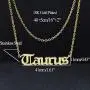HUTINICE Scorpio Necklace for Women, 18K Gold Chain Horoscope Constilation Letter Sagittarius Necklace for Girls Birthday Gift