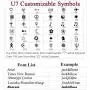 U7 Men Personalized Necklace Stainless Steel Chain & Kitchen Knife Pendant Punk Hip Hop Style