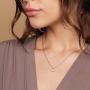 PAVOI 14K Gold Plated 925 Sterling Silver CZ Diamond Pendant Necklace for Women | Adjustable Slider