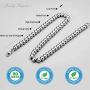 Jewelry Kingdom 1 Necklace or Bracelet for Women and Men, Beaded Chain Sterling Silver Stainless Steel, Handmade Jewelry, Thick of 6-8MM and Length of 7-40'' Optional
