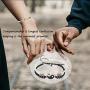 choice of all 4PCS Couples Necklace Bracelets for Him and Her Yin Yang Couples Necklace Leather Braclets Couple Jewelry Gift