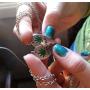 LUX ACCESSORIES Best Buds BFF Best Friends Heart Valentine Forever Pot Marijuana Leaf Necklaces (2pc)