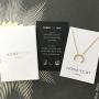 HONEYCAT Tiny Crescent Horn Necklace in Gold, Rose Gold, or Silver | Minimalist, Delicate Jewelry