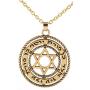 Jewish Symbol Spirit Protection Star of David Pendant Necklace Jewelry for Men Women