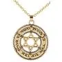Jewish Symbol Spirit Protection Star of David Pendant Necklace Jewelry for Men Women