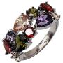 MING HUANG Austrian Crystal Necklace Pendant Earrings Bracelet Ring Jewelry Set Ideal Gift for Women