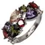 MING HUANG Austrian Crystal Necklace Pendant Earrings Bracelet Ring Jewelry Set Ideal Gift for Women