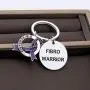 CENWA Fibromyalgia Purple Ribbon Keychain Fibromyalgia Awareness Gift Fibromyalgia Jewelry Fibro Warrior Keychain