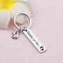 SEIRAA Pregnancy Gift New Dad Jewelry Daddy to Be Keychain Gift for New Mommy Dad Parents to be Gift