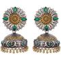 Aheli Tribal Muse Collection Oxidized Jhumki for Indian Women Ethnic Boho Dangle Earrings Fashion Jewelry