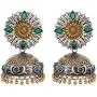 Aheli Tribal Muse Collection Oxidized Jhumki for Indian Women Ethnic Boho Dangle Earrings Fashion Jewelry Aheli Tribal Muse Collection Oxidized Jhumki for Indian Women Ethnic Boho Dangle Earrings Fashion Jewelry