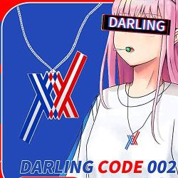 Anime DARLING in the FRANXX Code：002 Zero Two Jewelry Necklace Creative Gift