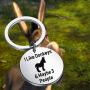 BEKECH Funny Donkey Gift Donkey Keychain I Like Donkeys & Maybe 3 People Donkey Theme Keychain Gift for Donkey Lovers Animal Lovers Horse Gift for Men Women