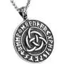 AsAlways Irish Celtic Triquetra Triangle Trinity Knot Pendant Viking Norse Rune Necklace Stainless Steel Vintage for Men Original Jewelry AsAlways Irish Celtic Triquetra Triangle Trinity Knot Pendant Viking Norse Rune Necklace Stainless Steel Vintage for Men Original Jewelry