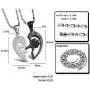 Stainless Steel His and Her Heart Lock Key Matching Puzzle Couples Pendant Necklace for Lovers Valentines Day Engagement Gift Stainless Steel His and Her Heart Lock Key Matching Puzzle Couples Pendant Necklace for Lovers Valentines Day Engagement Gift