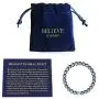 Believe London Hematite Magnetic Therapy Bracelet with Jewelry Bag & Meaning Card | Strong Elastic | Precious Natural Stones Healing Believe London Hematite Magnetic Therapy Bracelet with Jewelry Bag & Meaning Card | Strong Elastic | Precious Natural Stones Healing