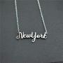 HUTINICE 18k Gold Plated California Necklace, Florida Necklace, New York Necklace, Texas Necklace, Georgia State Necklace Dainty Jewelry