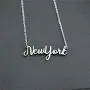 HUTINICE 18k Gold Plated California Necklace, Florida Necklace, New York Necklace, Texas Necklace, Georgia State Necklace Dainty Jewelry