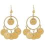 Islam Muslim Ancient Coins Earrings Gold Color Arab Money Sign Turkish Earring Middle Eastern Oman Jewelry