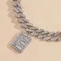 Ingemark Sparkly Initial E Necklace Rhinestone Cuban Link Chain Choker Necklace for Women Girls Ingemark Sparkly Initial E Necklace Rhinestone Cuban Link Chain Choker Necklace for Women Girls