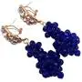 Nigerian Wedding African Beads Royal Blue Bridal Jewelry Sets LCF032 Nigerian Wedding African Beads Royal Blue Bridal Jewelry Sets LCF032