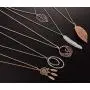 TAMHOO 18 Pieces Long Pendant Necklace Set for Women - Y Necklace for Teen Girs with Cute Pendant, Feather,Bar, Cat,Cross,Tassel,Leaf,Moon and Star-