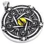Gungneer Wiccan Pentagram Necklace Stainless Steel Pendant Keel Chain Protection Pentacle Jewelry for Men Women Gungneer Wiccan Pentagram Necklace Stainless Steel Pendant Keel Chain Protection Pentacle Jewelry for Men Women
