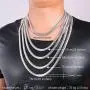 U7 Herringbone Chain Stainless Steel Flat Link Hypoallergenic Snake Chain Necklace 18-30 Inch, Silver Black Gold Color U7 Herringbone Chain Stainless Steel Flat Link Hypoallergenic Snake Chain Necklace 18-30 Inch, Silver Black Gold Color
