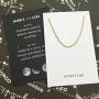 HONEYCAT Thin Chain 15'' Choker Necklace in Gold, Rose Gold, or Silver | Minimalist, Delicate Jewelry