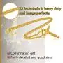 ChainsPro Can Customized, Crucifix Cross Pendant Necklace, with Chain-22+2'', Stainless Steel/Gold Plated (Send Gift Box) ChainsPro Can Customized, Crucifix Cross Pendant Necklace, with Chain-22+2'', Stainless Steel/Gold Plated (Send Gift Box)