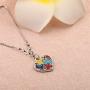 Autism Awareness Keychain Gifts for Autistic Colorful Puzzle Piece Key Ring Set of 2