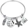 Gzrlyf Flip Flops Bracelet Bangle Vacation Bracelet Summer Beach Jewelry Life is Better in Flip Flops Bracelet Beach Lover Gift