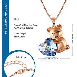 lovely Piggy Pendant Necklace Birthday Gifts Jewelry for Women Girls Kids, Cute Animal Daughter Loved Child Necklace 18+2.4 inch Chain