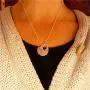 CHUYUN 3 Colors Hollow Design Snail Necklace Tiny Animal Pendant Sloths Jewelry Cute Animal Charm Necklace