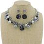 Coiris Womens Beaded Strand Statement Necklace Beads Collar (N0002l)