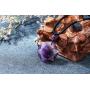 CrystalTears Hexagram Natural Reiki Healing Crystal Stone Gemstone Necklace Star of David Amulet Pendant Necklace Jewelry for Men