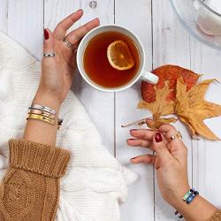 Bracelets for Women, Keep Going Bracelet Bangle, Inspirational Bracelets Personalized Gifts for Women, Cuff Bracelet Friend Gift Jewelry