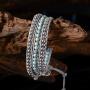 YGLINE Dazzling Handmade Leather Wrap Bracelet Collection
