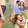 PANTIDE 4 Pairs Pinky Promise Distance Matching Bracelets Set - Adjustable Bracelets of Compass Heart-Shaped Infinity Evil Eye Patterns, Birthday Xmas for&