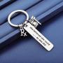FUTOP Pharmacy Pharmacist Gift RX Jewelry She Believed She Could So She Did Keychain Pharmacist Graduation Gift for Pharmacist