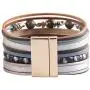 GelConnie Inspirational Leather Cuff Bracelets for Women Yoga Chakra Multi Strands Boho Bracelets Gold Plated Magnetic Bohemian Wrap Bracelet GelConnie Inspirational Leather Cuff Bracelets for Women Yoga Chakra Multi Strands Boho Bracelets Gold Plated Magnetic Bohemian Wrap Bracelet