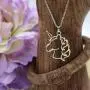 Happy Kisses Unicorn Necklace – Unicorn Pendant – Gold & Silver – Message Card - Kids & Women Happy Kisses Unicorn Necklace – Unicorn Pendant – Gold & Silver – Message Card - Kids & Women