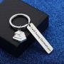 WUSUANED Book Lover Gift I Will Dewey Decimate You Keychain Book Quote Keychain Funny Gift for Reader Librarian